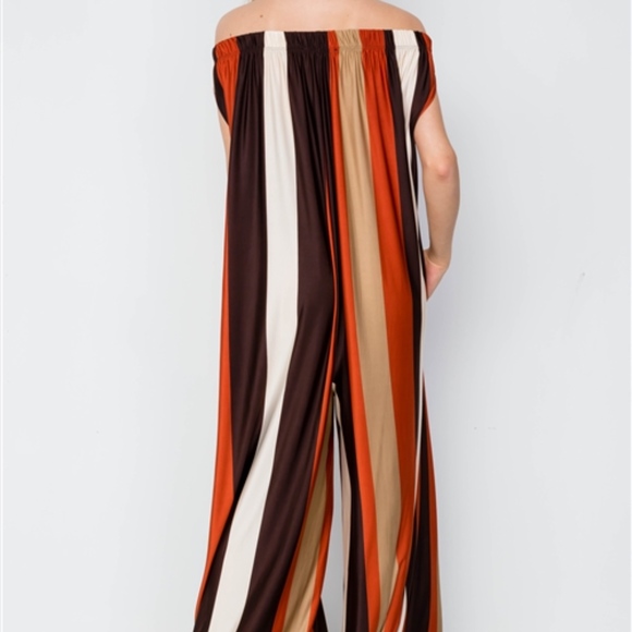 New Love In Level Up Stripe Jumpsuit Small - Picture 4 of 7